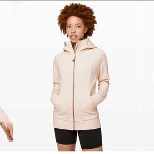 LULULEMON SCUBA FULL ZIP HOODIE HEATHERED SUN SHOWER